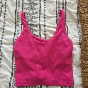 Gilly Hicks Vibrant Pink Crop Top